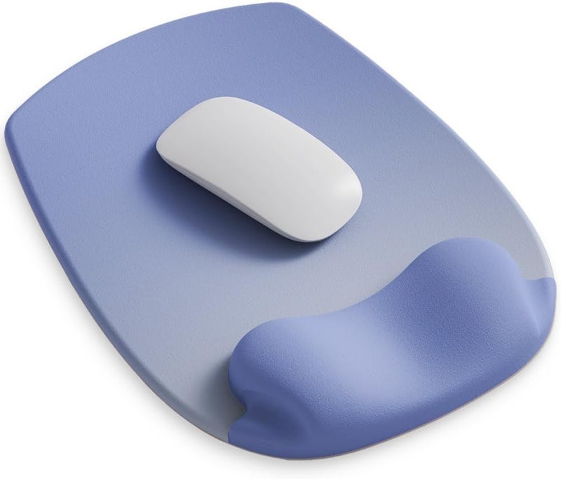 DemonChest ErgoFlow Gel Wrist Rest Mouse Pad-Ergonomic Cushion for Desk, Cute Aesthetic Computer Decor for Women,Small Mousepad Mat&Laptop Pads-Office,Home Wireless Support&Ergo Accessories (07Horizon Blue) - Image 1